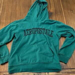 Aeropostale Teal Pullover Hoodie